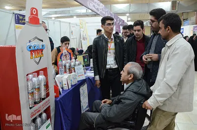 ⁨حضور جهاد دانشگاهی در نمایشگاه نوآوری و فناوری ربع رشیدی⁩