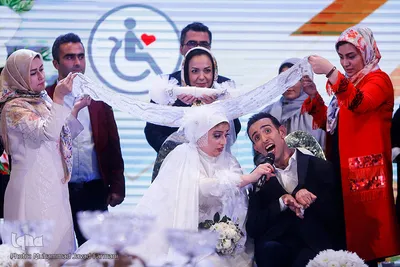 جشن ازدواج ۱۱۰ زوج معلول