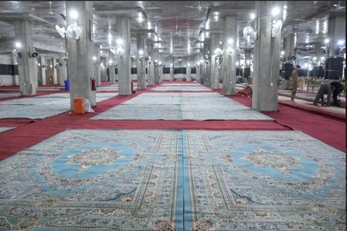 Umm al-Banin Courtyard of Hazrat Abbas Holy Shrine Prepared to Host Arbaeen Pilgrims 
