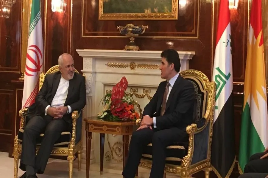 دیدار ظریف با نخست‌وزیر اقلیم کردستان عراق