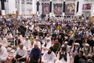 مهاجرین افغانستانی مقیم استان فارس در سوگ رهبر شهید امت