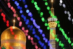 حضرت امام علی رضا(ع) کے حرم مطہر میں جشن شریکتہ الحسین