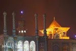 اولین برف زمستانی در قم