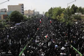 تشییع پیکر رئیس جمهور شهید در تهران (۳)