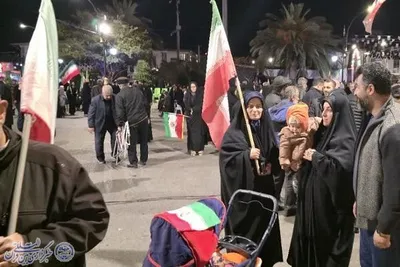 مردم انقلابی بابلسر در چهل و هفتمین اجتماع شبانه مردمی