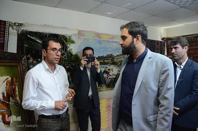بازدید معاون وزیر تعاون، کار و رفاه اجتماعی از نمایشگاه طرح ملی توسعه مشاغل خانگی‎‎‎‎
