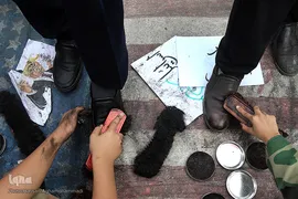 راهپیمایی یوم الله ۱۳آبان در مقابل لانه جاسوسی آمریکا
