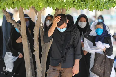 عزاداری ظهر تاسوعا در حرم شاهچراغ(ع)