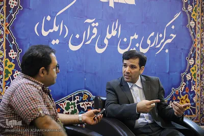 غرفه خبرگزاری ایکنا در نهمین روز بیست و ششمین نمایشگاه قرآن کریم