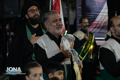 قافله عزاداری شام غریبان شهادت امام رضا(ع) در مبارکه