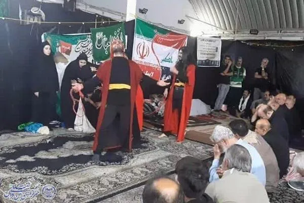 اجرای نمایش «کودکان عاشورا» در موکب قدمگاه چالوس