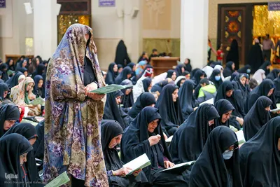 قرائت خطبه فدکیه و عرض تسلیت هیات مذهبی به حضرت شاهچراغ (ع)