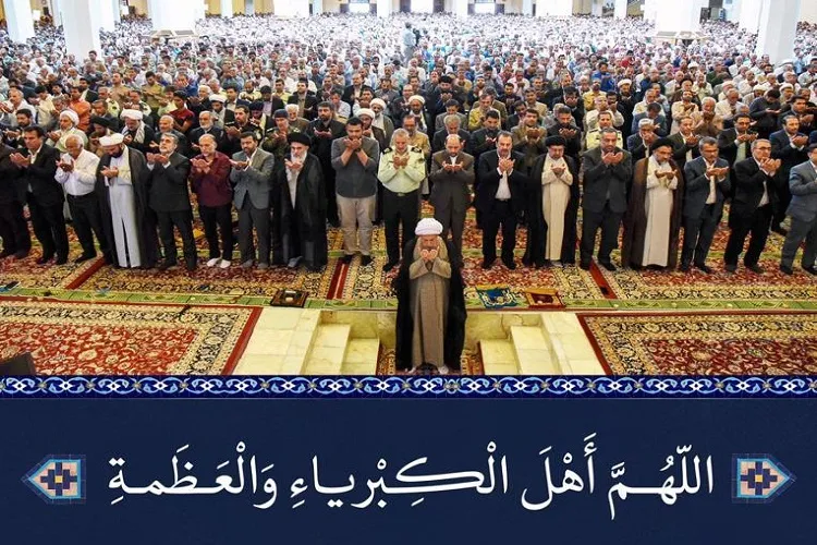 اقامه نماز عید فطر حرم شاهچراغ(ع) به امامت آیت‌الله دژکام