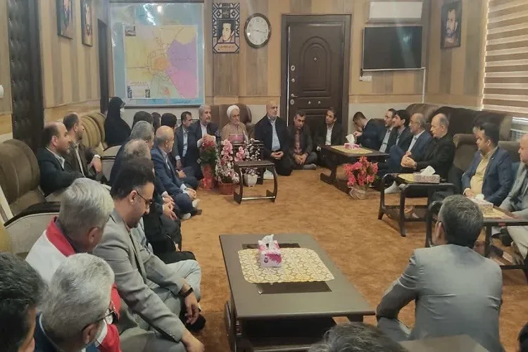 دیدار نوروزی مدیران اجرایی استان با فرمانده سپاه قدس گیلان + عکس