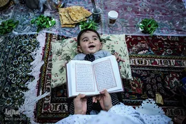 مراسم اعتکاف بانوان در مسجد باغستانی
