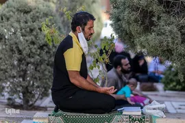 مراسم دعای عرفه در گلزار شهدای بهشت زهرا(س)
