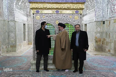 مراسم تحویل سال نو در آستان سیدحمزه(ع) تبریز