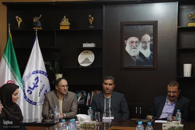 مراسم آغاز به کار رئیس جدید جهاد دانشگاهی خراسان جنوبی