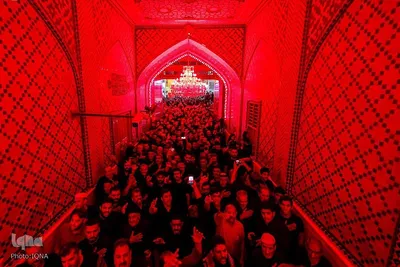حضور هیئت‌های عزاداری در حرم مطهر علوی