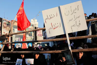 تشییع پیکر مطهر شهید سپهبد سلیمانی در کرمان