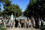 تشییع پیکر شهید مرزبانی «سعید رحمانی» در مشهد
