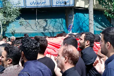 تشییع امیرحسین زمان