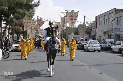 ورود نمادین کاروان حسینی به سرزمین کربلا