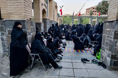 مراسم زیارت عاشورا بسیجیان همدان‎