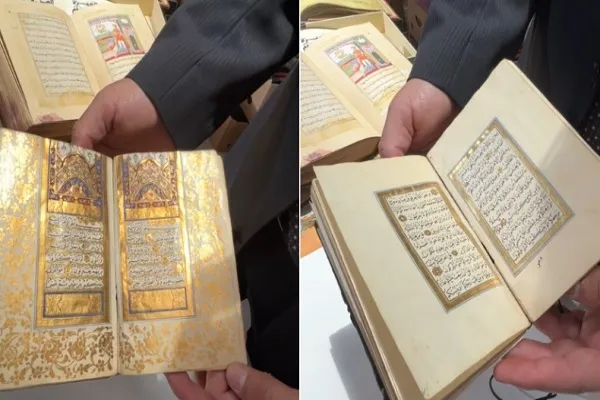 دار نشر تعرض مصحفاً بقيمة مليون دولار في معرض الدوحة للكتاب 