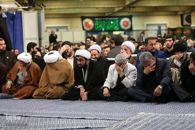 سومین شب عزاداری فاطمیه در حسینیه امام خمینی(ره)