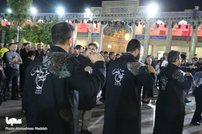 مراسم سوگواری حسینی در حرم حضرت شاهچراغ(ع)