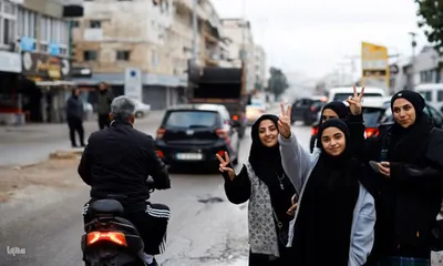 بازگشت مردم جنوب لبنان به خانه پس از آتش بس