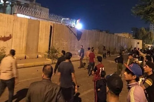 برائت جستن تظاهرات‌کنندگان کربلا از عاملان حمله به کنسولگری ایران