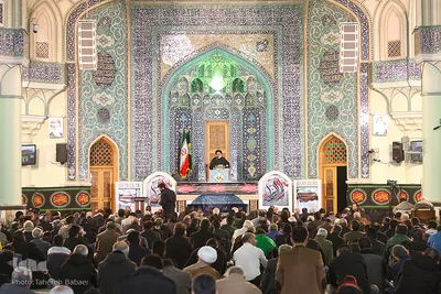 مراسم عزاداری شهادت حضرت زهرا(س) در حرم عبدالعظیم حسنی(ع)