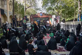 حسینیه ایران؛ سوگواره شیرخوارگان حسینی در چهارباغ عباسی اصفهان