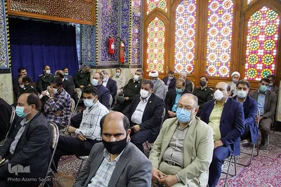 مجلس بزرگداشت شهدای دهم فروردین در مسجد حظیره یزد