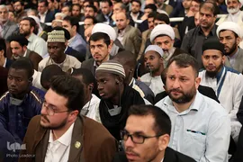 دیدار مسئولین و شرکت کنندگان سی‌وششمین دوره مسابقات بین‌المللی قرآن با رهبر انقلاب