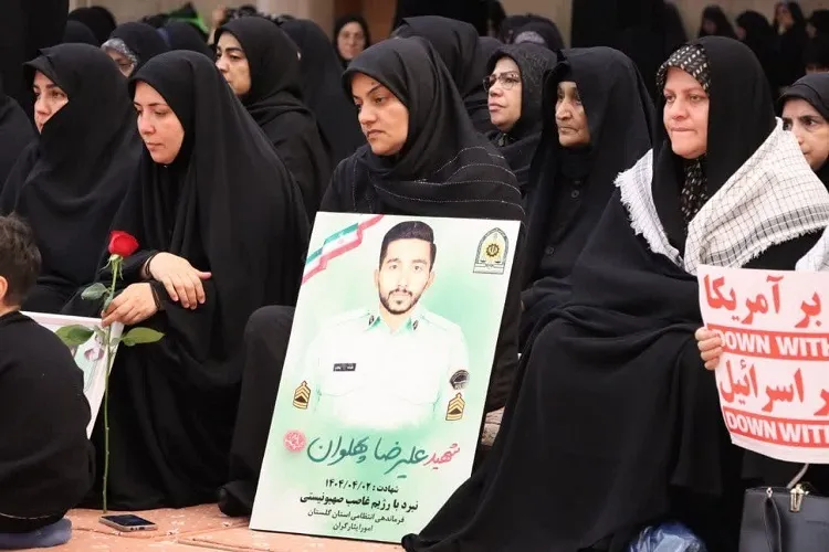 عکس | مراسم اربعین شهادت فرماندهان، دانشمندان و شهدای گلستان
