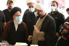 خدمات فرهنگی و مذهبی موکب های «حشد الشعبی» در مسیر پیاده روی اربعین