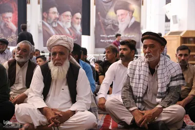 مهاجرین افغانستانی مقیم استان فارس در سوگ رهبر شهید امت