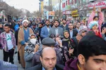 تجمع بزرگ منتظران ظهور هم‌زمان با شب نیمه‌شعبان در ملایر