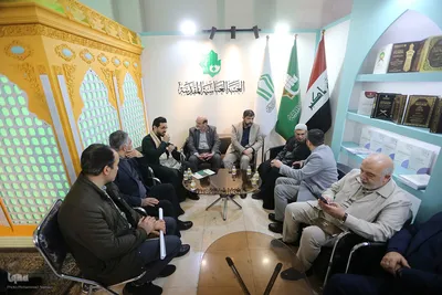 بازدید حسن مسلمی نائینی،‌ رئیس جهاددانشگاهی از نمایشگاه بین‌المللی قرآن کریم 