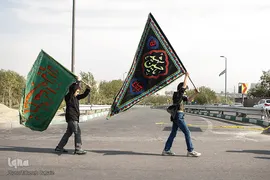 راهپیمایی جاماندگان اربعین حسینی در تهران
