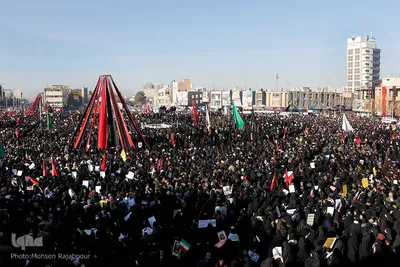 تشییع پیکر مطهر شهید سپهبد سلیمانی در کرمان