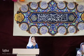 جشن روز دختر با حضور خدام حرم مطهر رضوی در مسجد جوادالائمه اهواز