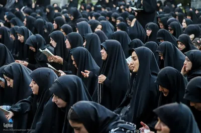 مراسم زیارت عاشورا بسیجیان همدان‎