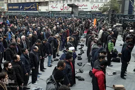 تجمع عزاداران فاطمی در میدان فاطمی