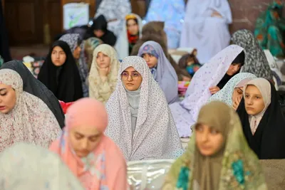 مراسم معنوی اعتکاف در مسجد امام خمینی(ره) تبریز