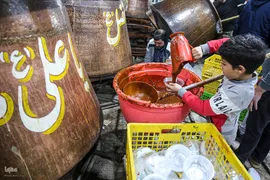 پخت سمنو در شیراز‎