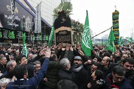 اجتماع عزاداران فاطمی در میدان هفت تیر تهران